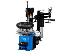 motorcycle rim clamping tire changer