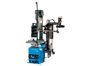 tilt tower rim clamping tire changer